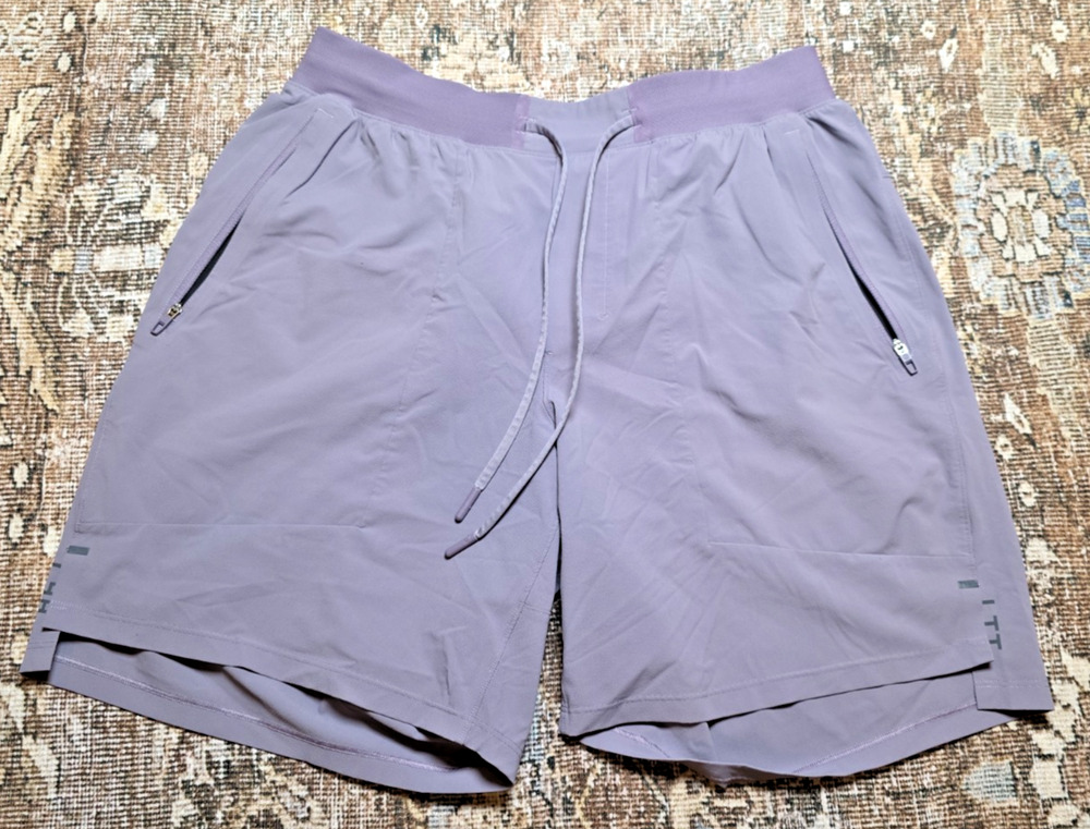 Lululemon License To Train Shorts Mens Large Purple Linerless L98 Athleticwear